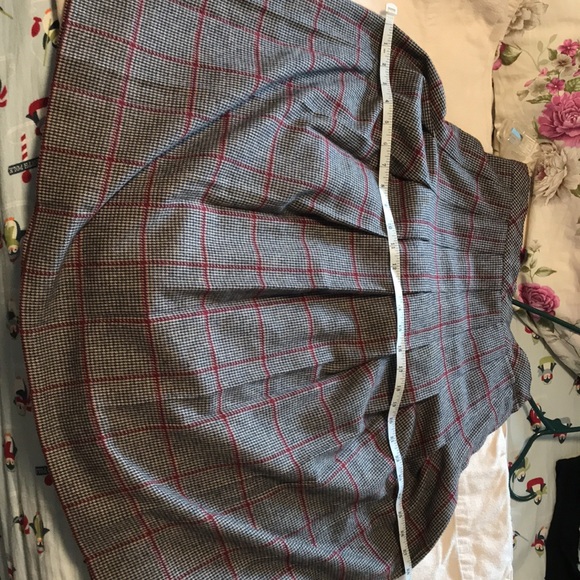 Vintage 100% wool plate skirt size:10 - Picture 6 of 6